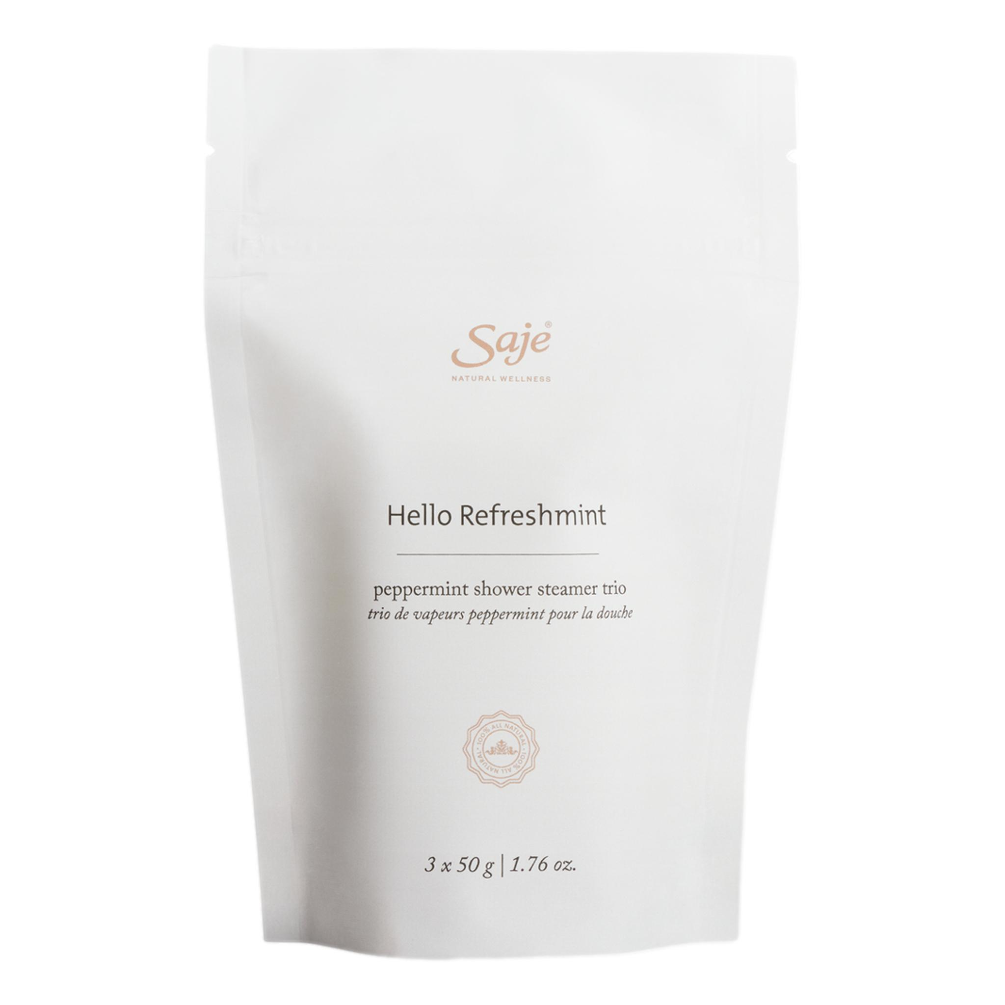 Saje Natural Wellness Shower Steamer Trio, 3 x 50g